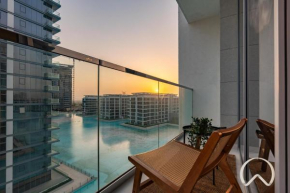 Oraya - Sleek 1BR In District one , Direct Lagoon Access